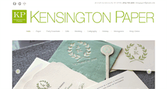 Desktop Screenshot of kensingtonpaper.com